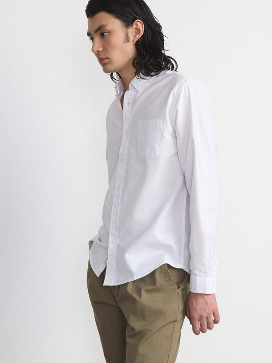 The Jasper Oxford Shirt in White