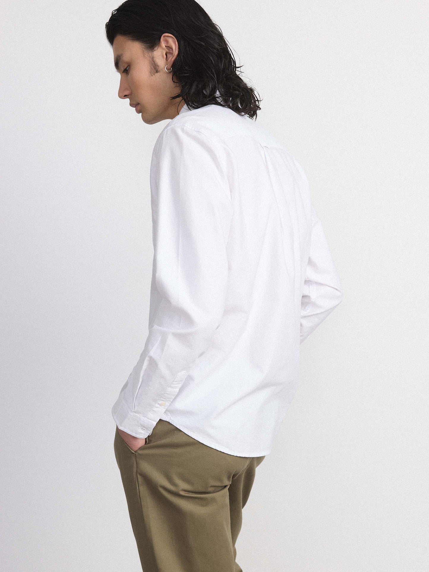 The Jasper Oxford Shirt in White