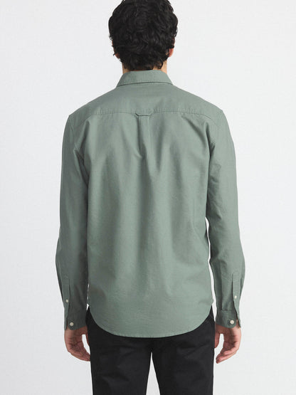 The Jasper Oxford Shirt in Laurel Green