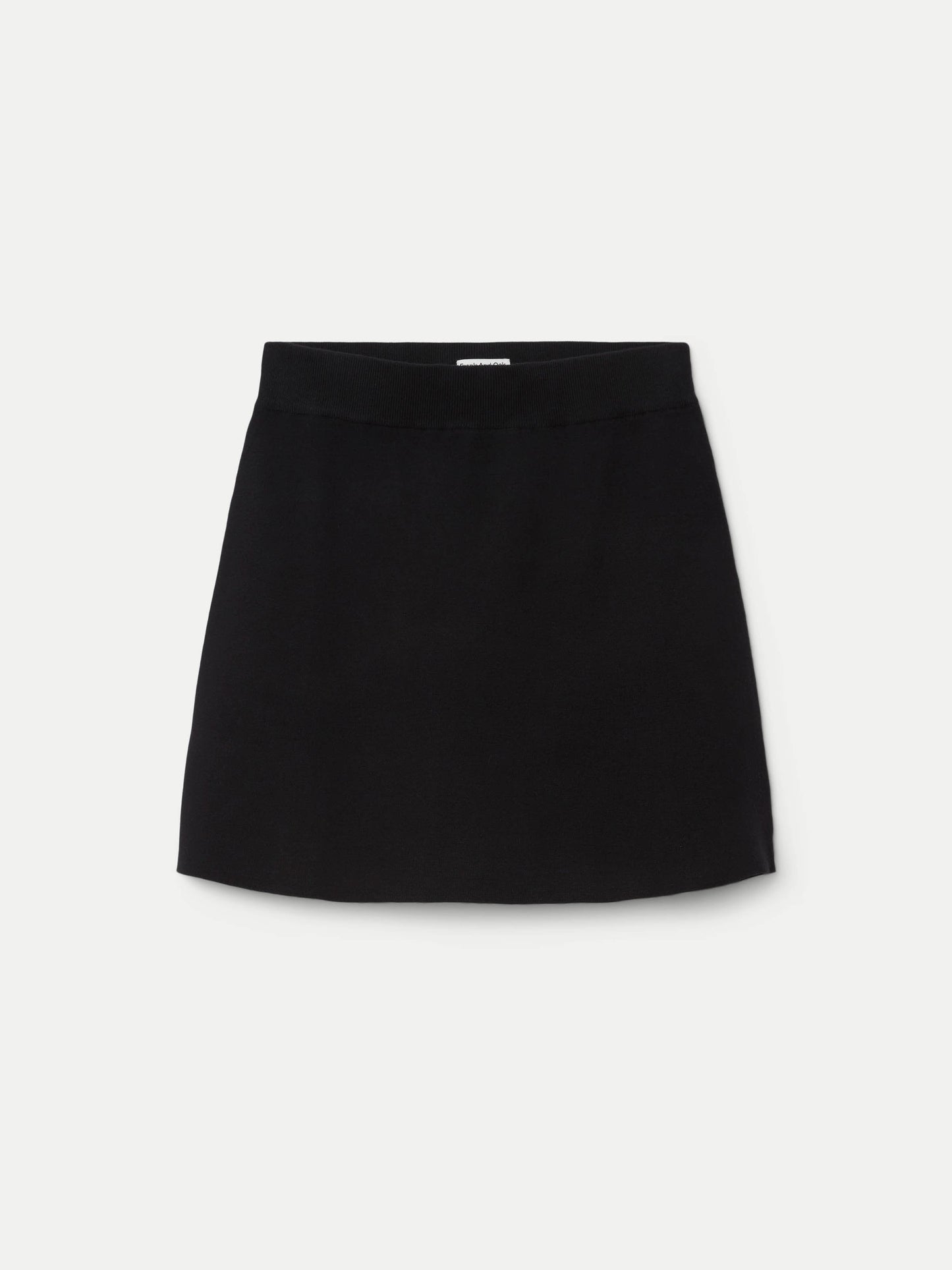 The Compact Mini Skirt in Black