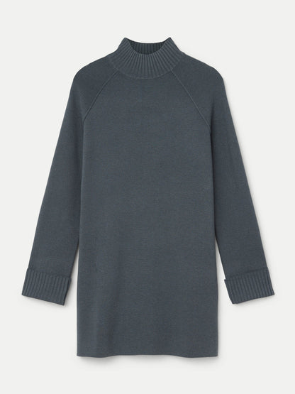 The Compact Sweater Dress in Slate