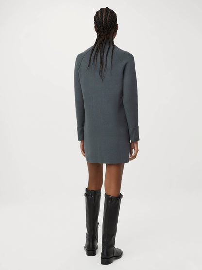 The Compact Sweater Dress in Slate